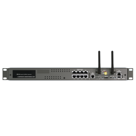 Effektiv övervakning av serverrum: temperatur, brand, luftfuktighet, spänning och digitala larm 4G LTE