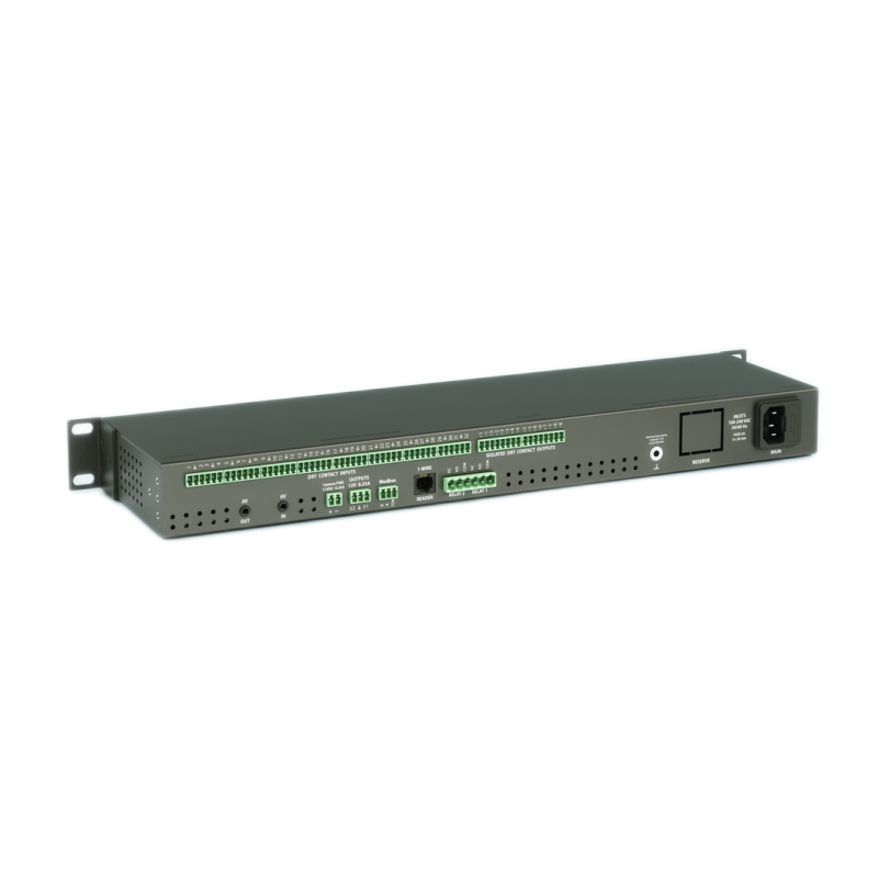 Effective server room monitoring: Temperature, Fire, Humidity, Voltage and digital alarms 4G LTE