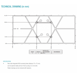 IP68 VESA Mini USB Keyboard with trackball mouse industrial, medical, laboratory Cleaning with alcohol, acetone etc.