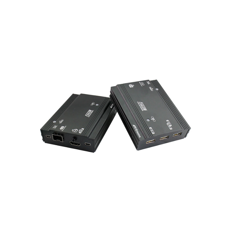 4K60Hz HDMI 4:4:4 KVM Extender over Fiber Cable Multi Mode with LC, 3 x USB