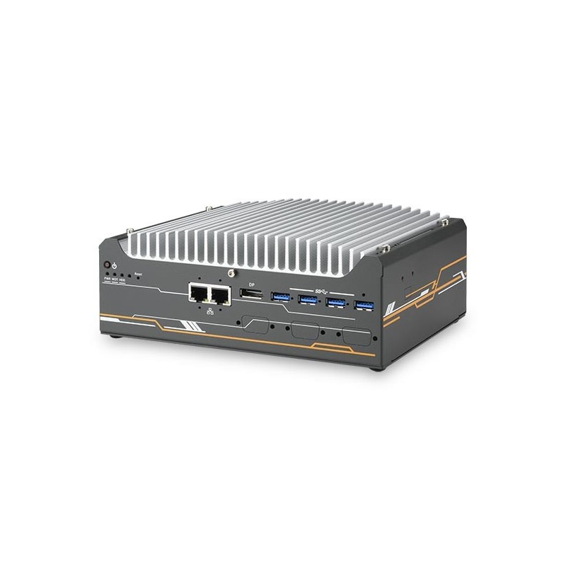 Fläktlös PC Gen 12/13 ethernet 2.5Gbe, TPM 2.0, MIL-STD-810H, MIL-STD-810H EMC CE/FCC klass A, EN 55032 och EN 55035