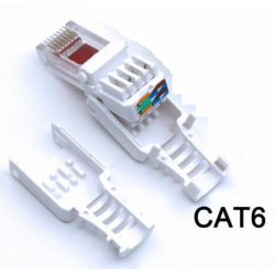 Tool-free Ethernet connector RJ45 Cat 6
