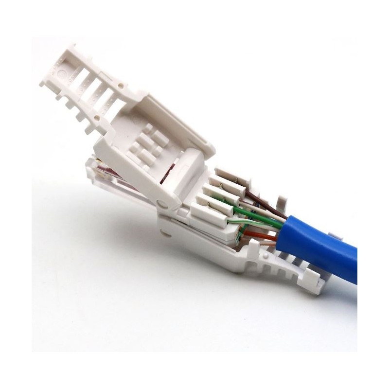 Tool-free Ethernet connector RJ45 Cat 6