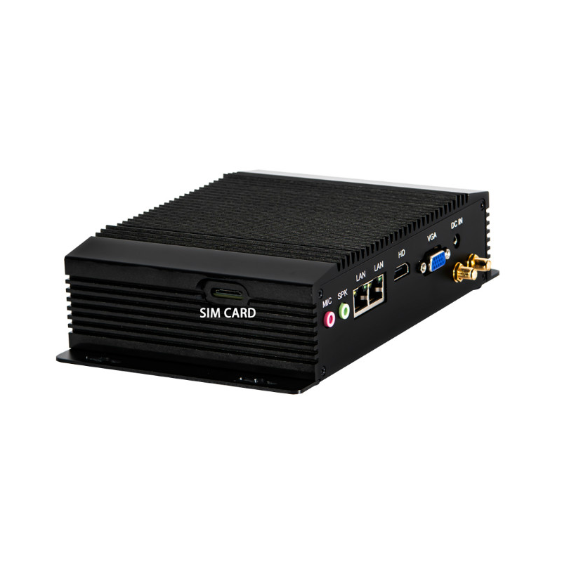 Billig fläktlös inbyggd dator Windows 11, TPM, RS232, USB WIN 7/8/10/11, kretsuppsättning N3520, LTE, tunn klient, HDMI, VGA