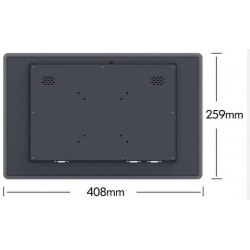 15.6" TFT panel PC I3, 1000nits, High brighness for sunlight use, Touch, RS232/422/485