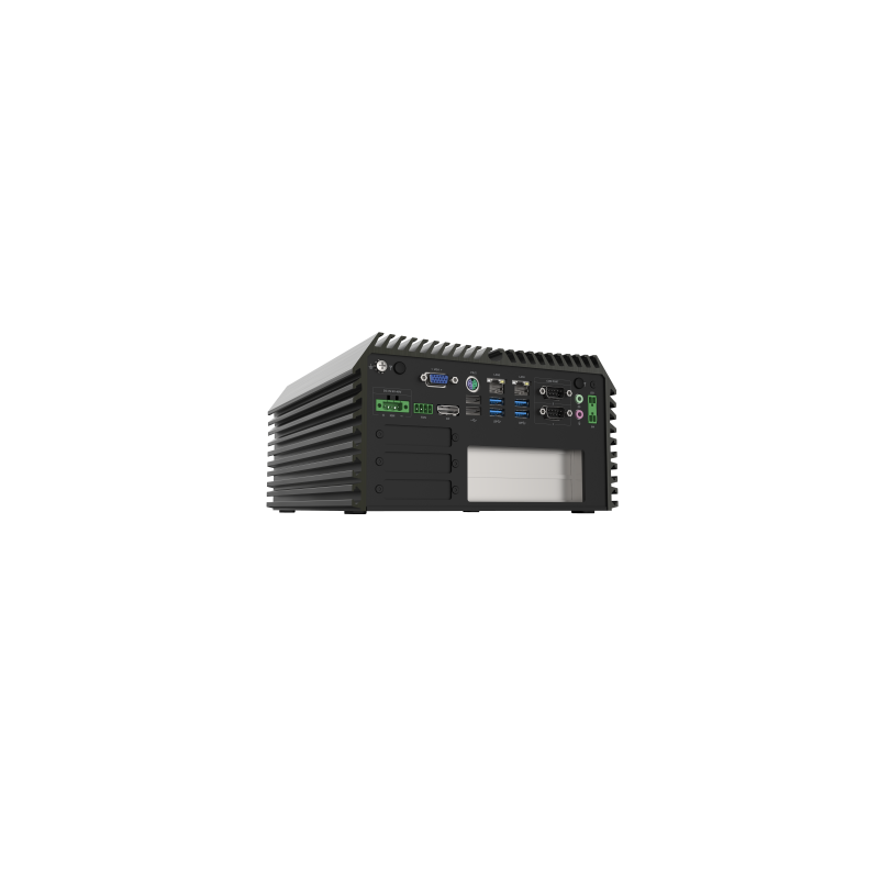 Fanless embedded PC XEON,i9,i7,i5,i3 Support MIL-STD-810G EN50155 (EN 50121-3-2) Wide temperature