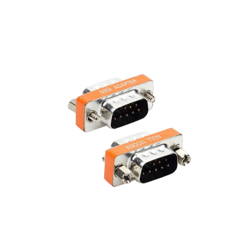 RS232SUB-D DB9 9-PIN male male Nullmodem serial adapter