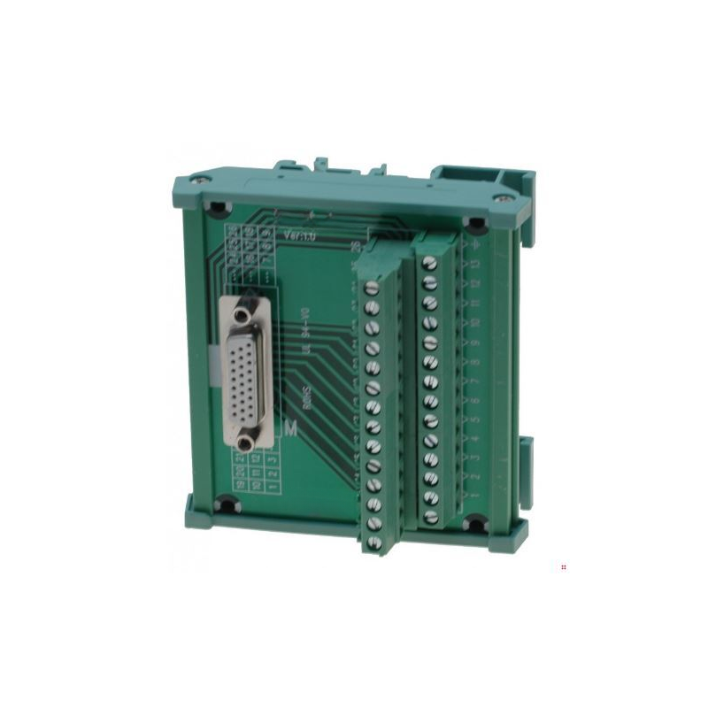 DB26 26-stifts hane hona-adapter PCB-signaler Terminal Breakout DIN-skena DB26-M7