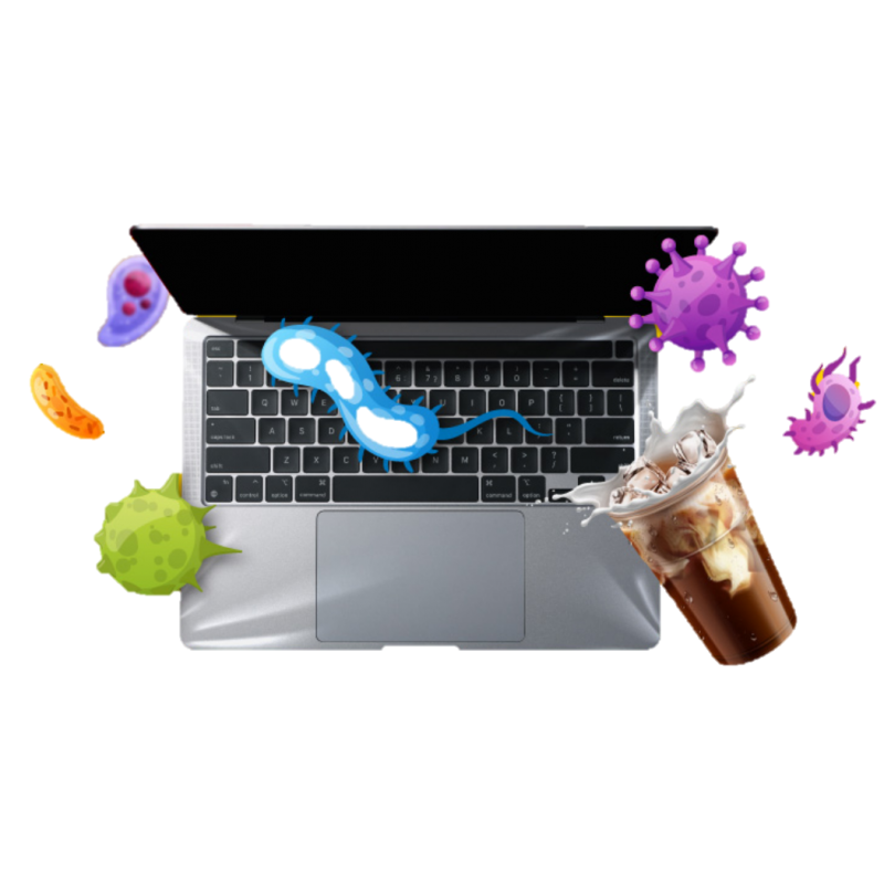 Hygienisk skyddsfilm för tangentbord utan latex - TPU plast - Svensk Binär Teknik AB