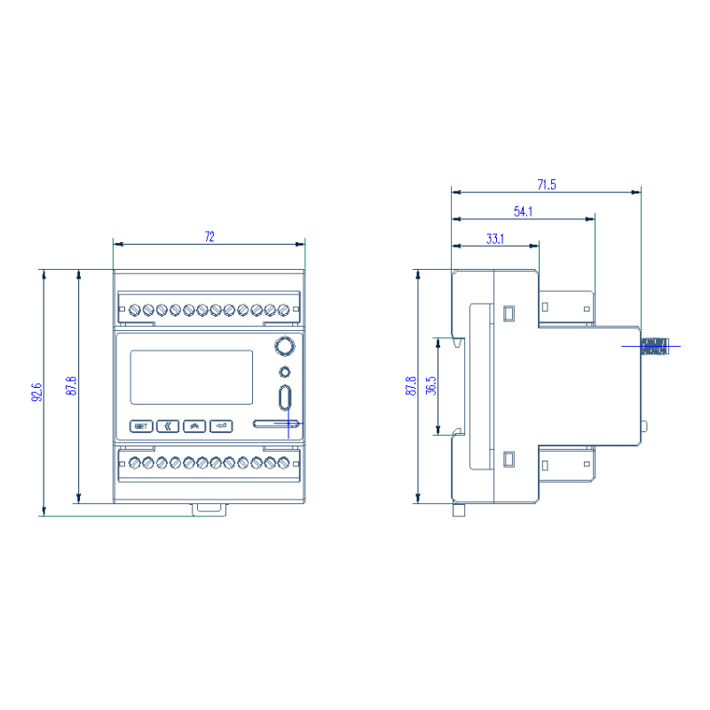 Advanced 3 Phase Energy Meter with 4G & Cloud Logging