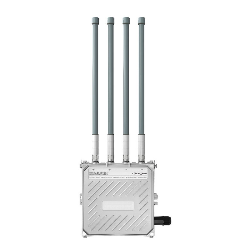Utomhusåtkomstpunkt 2,4/5,8GHz FAST Hastighet 1300Mps Dualband CPE AP, repeater 500mW wathdog