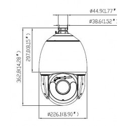 5MP outdoor PTZ IP camera