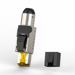 Industrial CAT. 8 RJ45 Connector - Shielded, STP | Easy Mounting