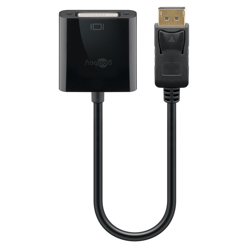DisplayPort to DVI-D adapter cable v1.2, 15 cm