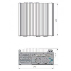 Ai embedded computer GPU support , TPM 2.0, I9, i7, i3 Vision EN 55032, EN 55035, VGA, DVI-D, Display port