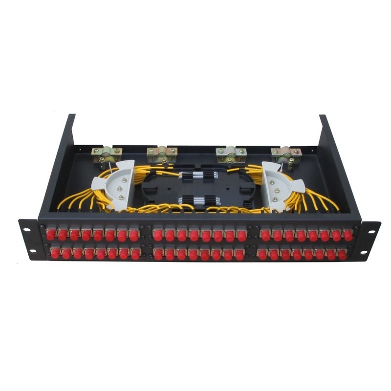 24-port patchpanel ST stikforPatch Panel