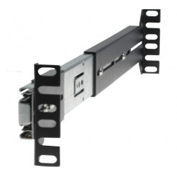 Pull-out rails for 19" rack cabinets and cabinets, Height 45, Thickness 13, length 450 - 900 mm, black