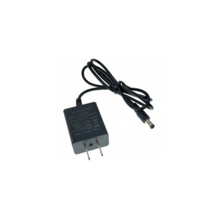 5VDC 1A adapter med amerikansk kontakt. 100 - 240VAC. DC-jack 5,5/2,1 mm