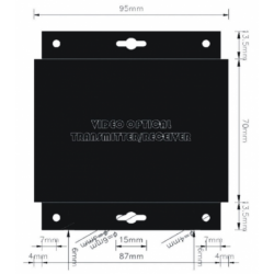 RS485 Single-Mode Fiber Receiver Module - 1-Channel Duplex, 20km Range