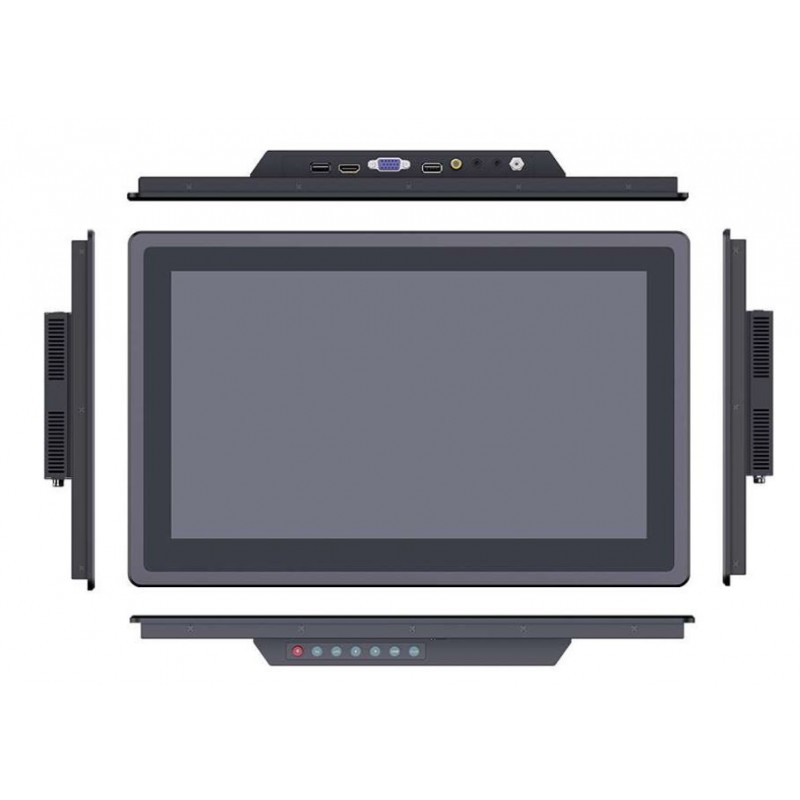 15.6" TFT 1000nits monitor, high brightness with VESA mount or panel mount 12Vdc - 24Vdc
