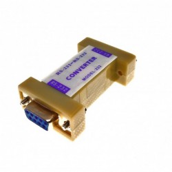 Optical RS232 isolator with DB9. Gets power from the control signals TXD, RTS and DTR