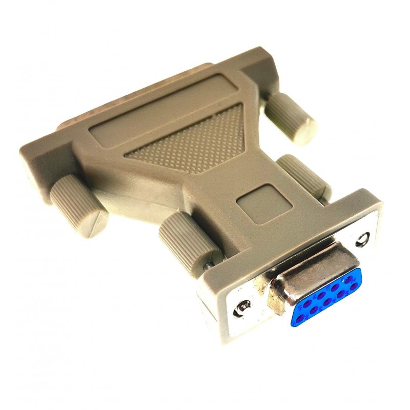 Gender Changer RS232 SUB-D DB25 hane till DB9 hona
