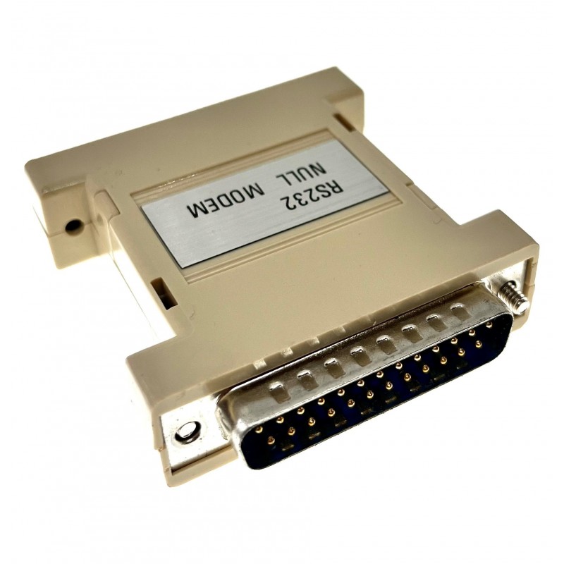 Null Modem DB25 Hane till Hona ender changer SUB-D 25Pin