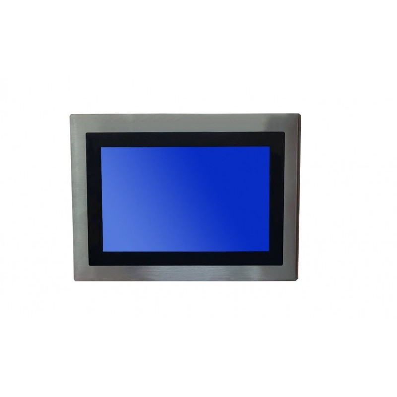 10.1" vandtæt IP66 og vandalsikker skærm i rustfrit stål, Full IP66/IP69K, VGA og HDMI - Binär Teknik AB