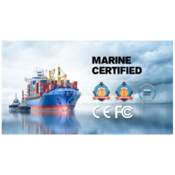 19 Marint godkänd panelmonitor - DNVGL-CG-0339 IP66 Touch