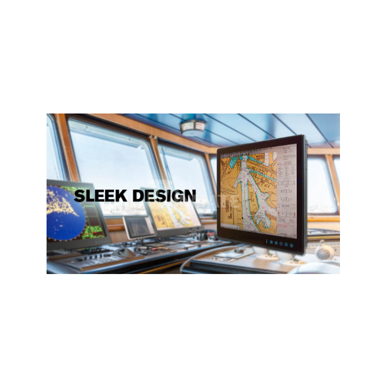 19" i5 ECDIS DNVGL-CG-0339, IACS E10 Marin godkänd panel PC