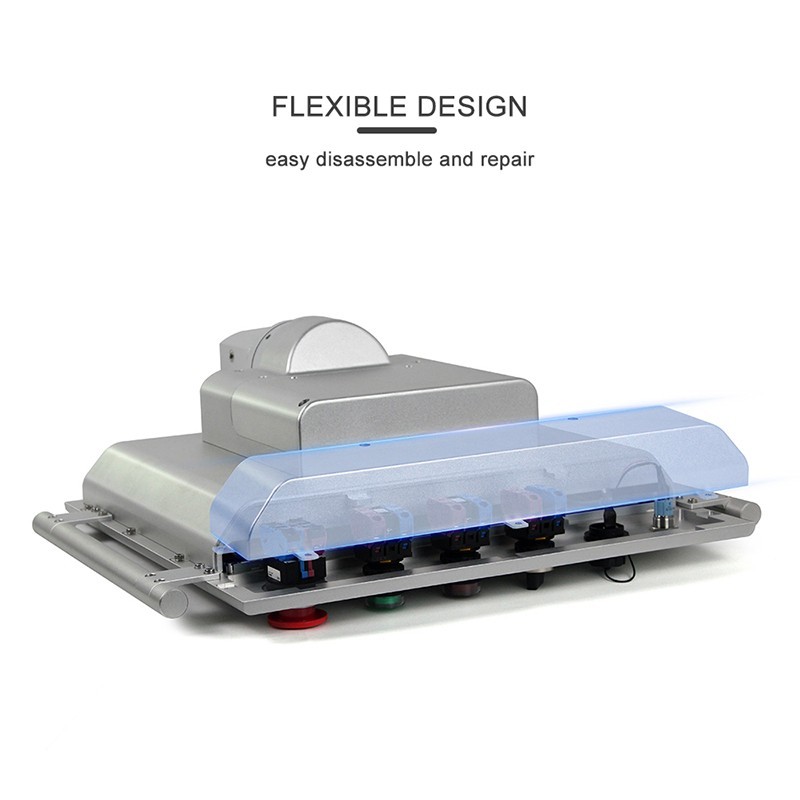 Robust 17" HMI, Panel PC med pekskärm IP65 med kontrollknappar och strömbrytare på framsidan