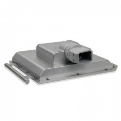 Robust 17" HMI, Panel PC with touch screen IP65 with control buttons and power switch on the front