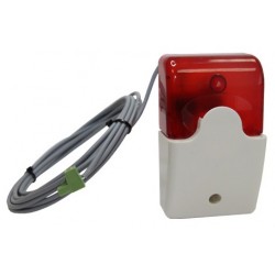 Enhance alert efficiency with our 12V DC alarm, featuring loud sirens and bright flashes for immediate attention.