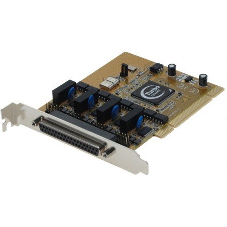 4 RS232 serieportar till PCI