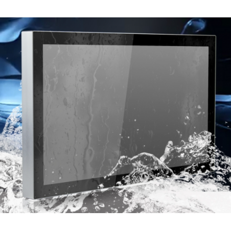 17" IP66/IK69 helt förseglad industriell bildskärm, 1280 x 1024, 5:4, 400nits, HDMI, Multi-PCAP touch