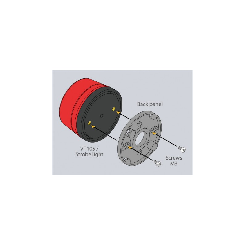 12V LED säkerhetsblixtljus för larm
