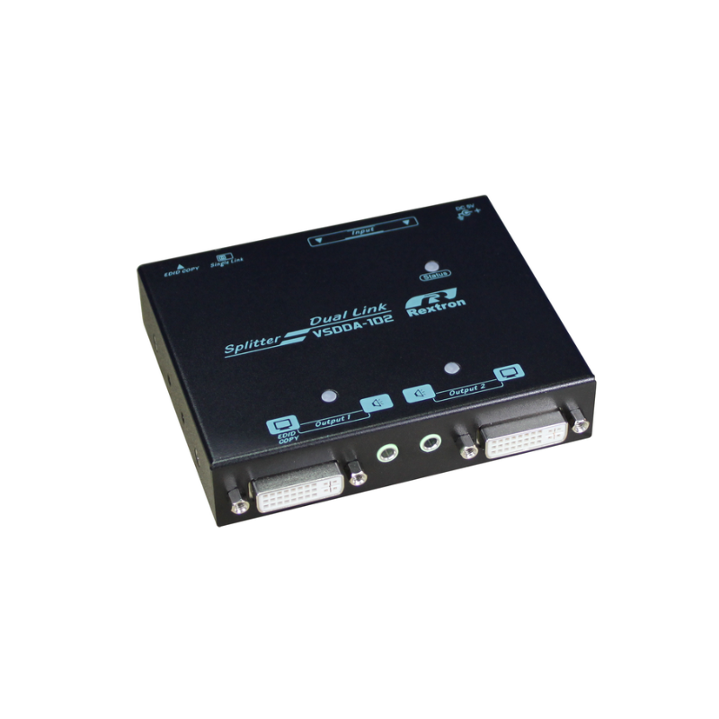 DVI-D Dual Link splitter with audio. 2560 x 1600, EDID copy.