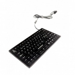 Antibacterial Mini Keyboard IP68 Medico Waterproof with TrackPoint USB cleaned in alcohol