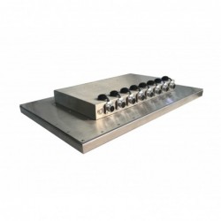 Industriell panel-PC 15,6" 6 x IP65 tillgänglig med i3, i5, i7, J1900 Celeron, pekskärm 24VDC, USB, VESA