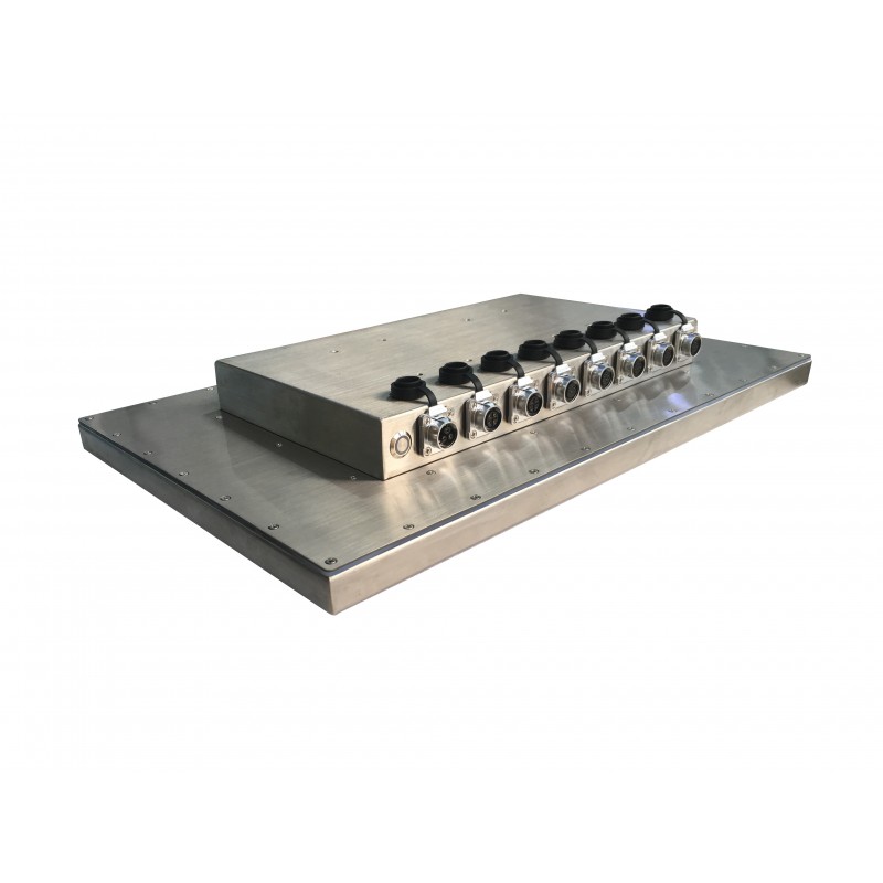 Industriell panel-PC 15,6" 6 x IP65 tillgänglig med i3, i5, i7, J1900 Celeron, pekskärm 24VDC, USB, VESA