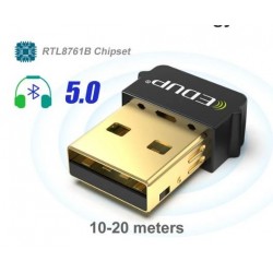 wireless EDUP Bluetooth BT 5.1 USB adapter Dongle EDR receiver transfer to PC 10-20 meters