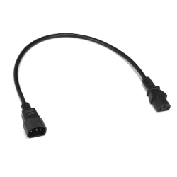 PDU-förlängare hane, C15 till C13 IEC, ½ m, 0,5 meter