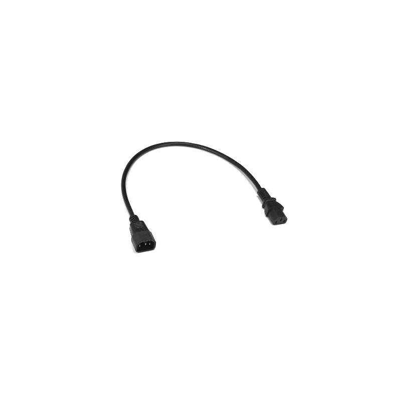 PDU-förlängare hane, C15 till C13 IEC, ½ m, 0,5 meter