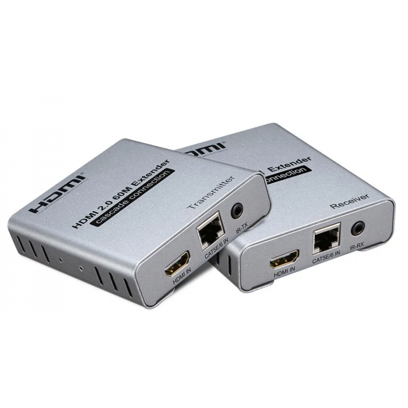 4K HDMI Extender Set - Up to 60m Over RJ45 Cat 5e/6/7