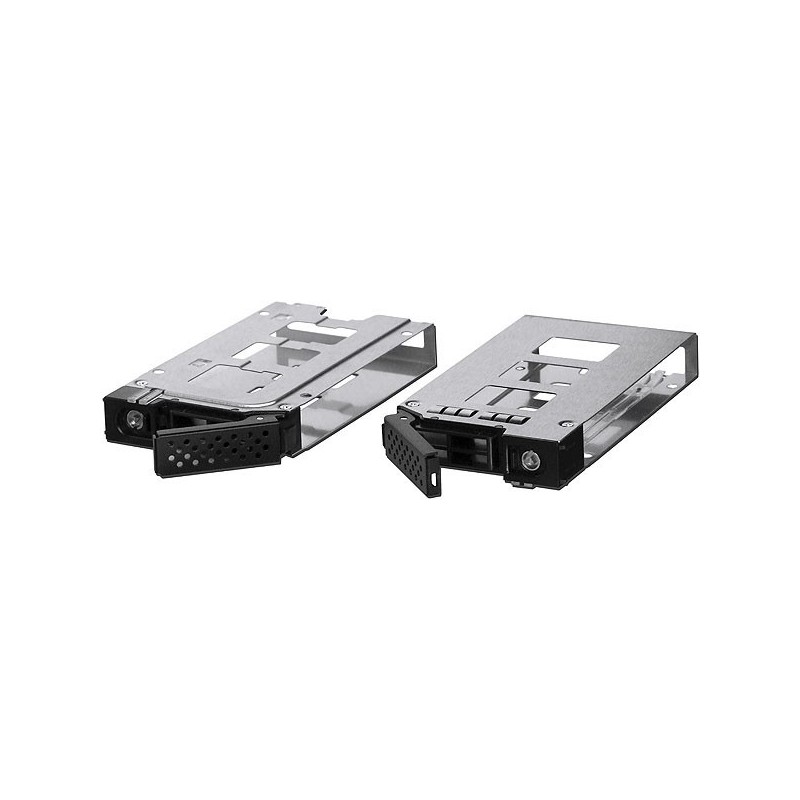 Hard disk tray for 2 x 2½" SAS/SATA SSD/HDD fills as 5½" unit RW225-12G