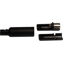 Mini DIN 6 female connectors with jacket. Soldering Terminals.