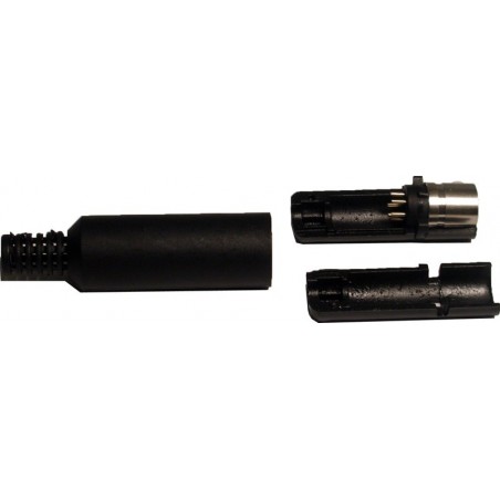 Mini DIN 6 honkontakter med jacka. Lödning terminaler.