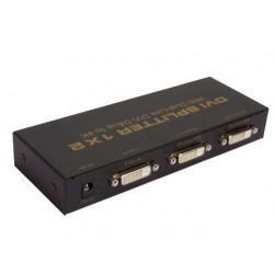 2 Ports DVI-D Splitter - 4K Resolution, Easy Installation