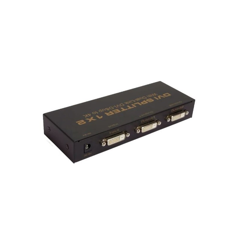 2 Ports DVI-D Splitter - 4K Resolution, Easy Installation