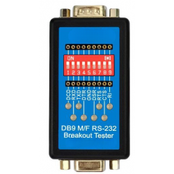 RS232 LED/diode tester with BREAK out box for DCD, RXD, TXD, DTR, DSR, RTS, CTS, RI
